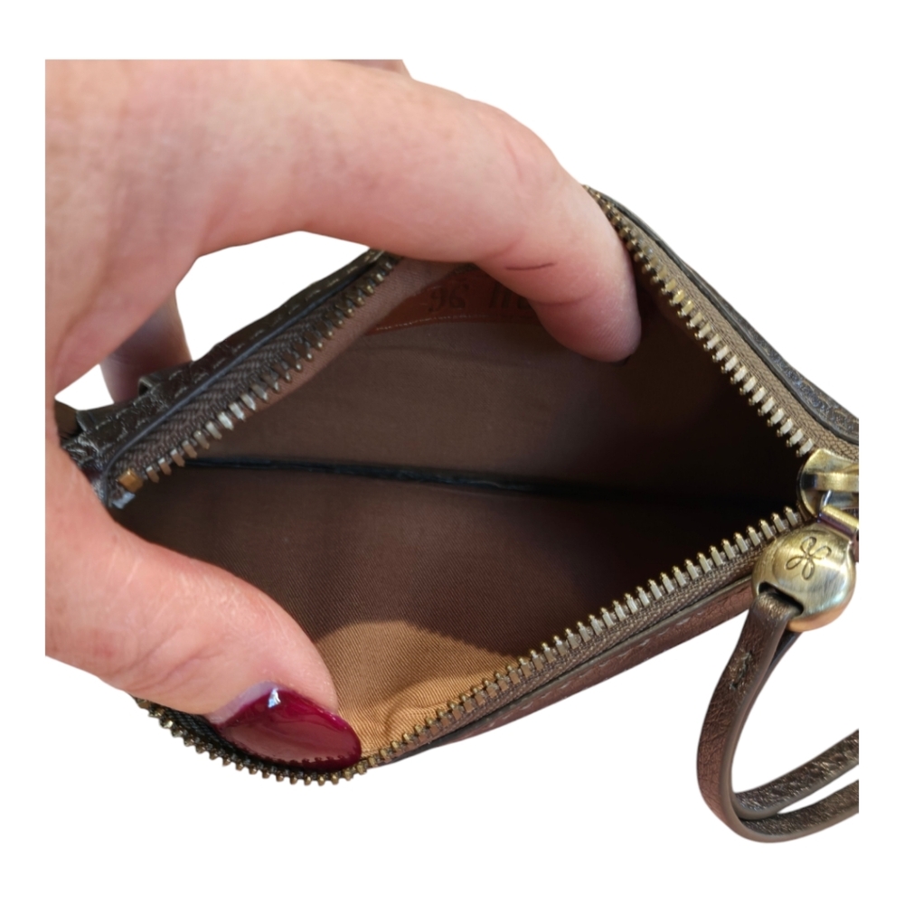 HOBO Metallic Bronze Wallet with ID Window - Picture 3 of 10